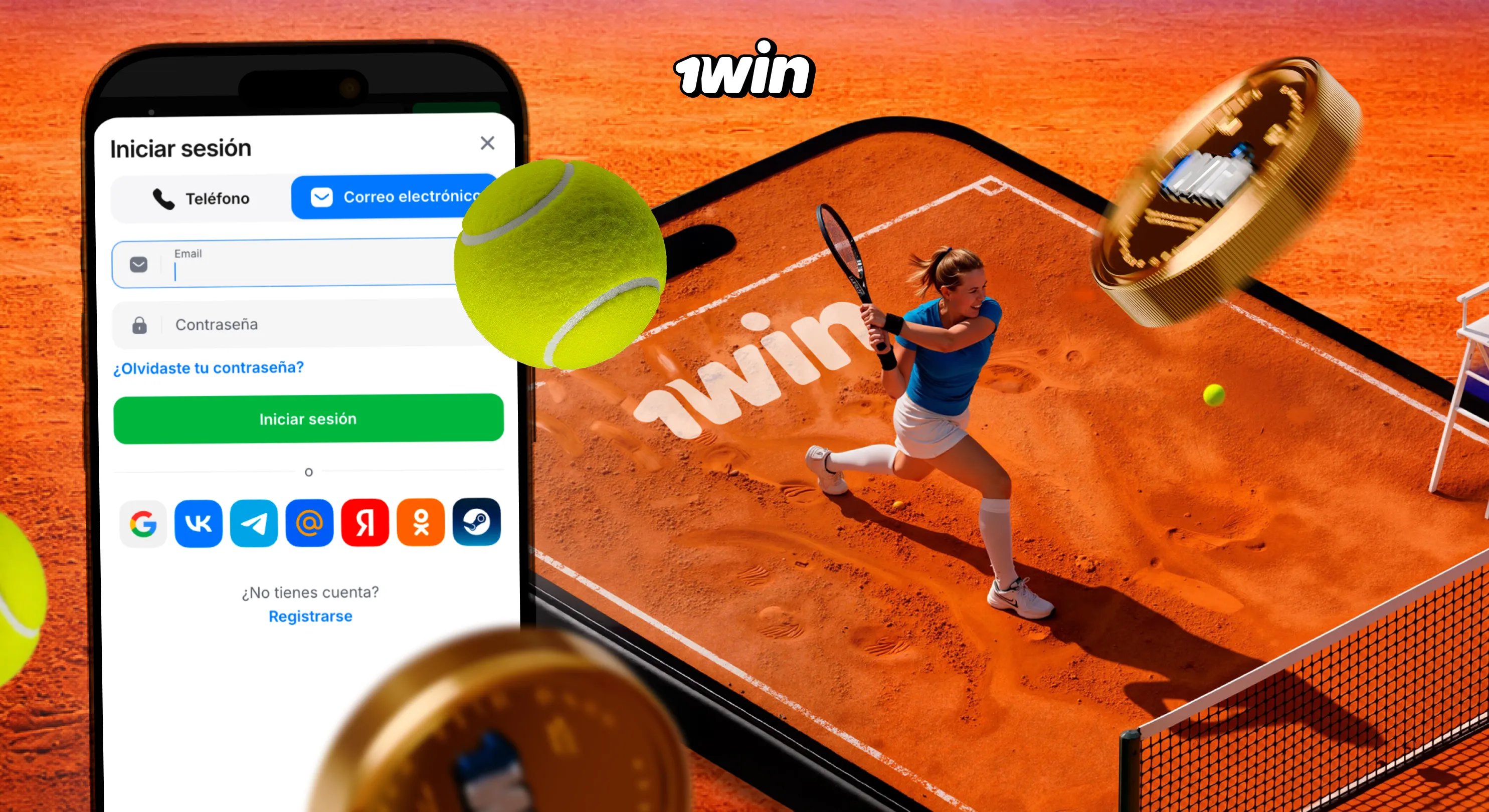 Registro apuestas deportivas 1win Panamá