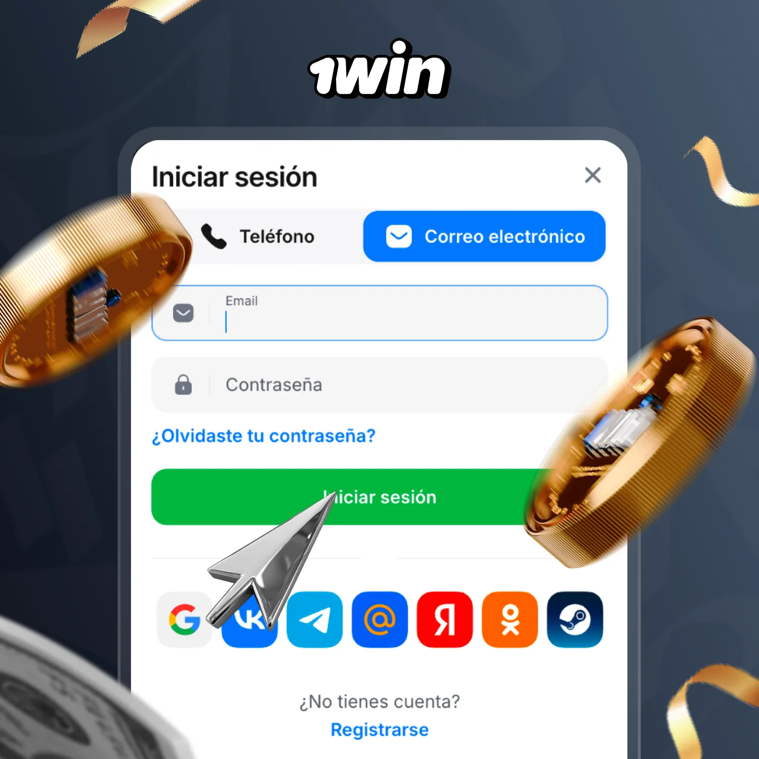 Página entrar cuenta 1win